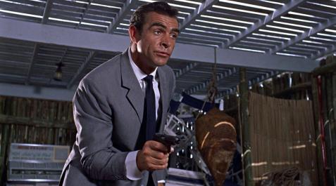 Sean Connery, en una escena de Agente 007 contra el Dr. No ( 1962). La proyección recuerda 60 años de su estreno Sean Connery, en una escena de Agente 007 contra el Dr. No ( 1962). La proyección recuerda 60 años de su estreno