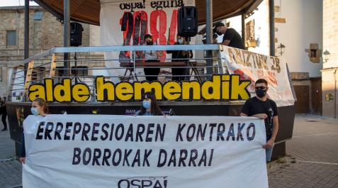 ospa-eguna Una manifestación anterior celebrada en Alsasua con motivo del Ospa Eguna