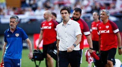 RayoV Andoni Iraola, entrenador del Rayo Vallecano, al finalizar el choque contra el Mallorca en Vallecas