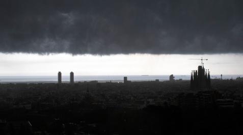Tormenta sobre Barcelona Barcelona, antes de una tormenta