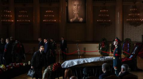 funeral-gorbachov Funeral de Mijaíl Gorbachov en la histórica Sala de las Columnas de la Casa de los Sindicatos en Moscú