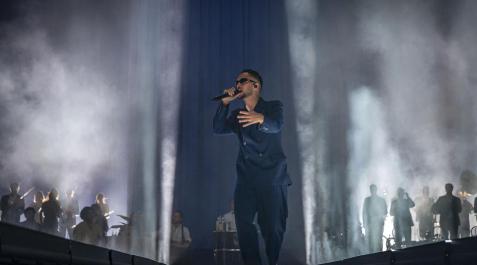 CTangana El cantante ofreció un concierto ante 12.000 espectadores en el Navarra Arena