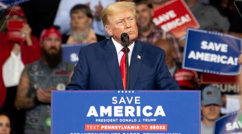 Donald-Trump El expresidente de Estados Unidos Donald Trump, en un mitin en Pensilvania este sábado