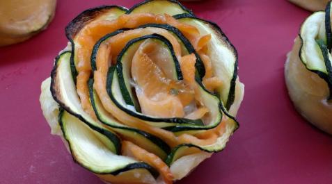 Rosas de calabacin Cómo quedan de bonitas?