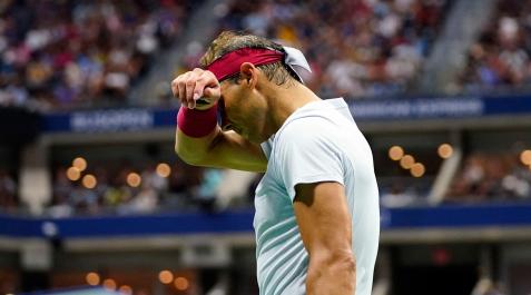 Rafa Nadal, en un momento del partido contra Tifoes Rafa Nadal, en un momento del partido contra Tifoes