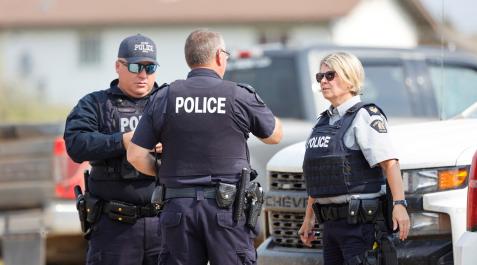 Imagen de la Policía de Canada (RCMP) de Saskatchewan, lugar donde dos individuos asesinaron a 10 personas e hirieron a otras 15 Imagen de la Policía de Canada (RCMP) de Saskatchewan, lugar donde dos individuos asesinaron a 10 personas e hirieron a otras 15