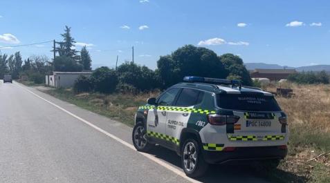 Imagen de un coche patrulla de la Guardia Civil Imagen de un coche patrulla de la Guardia Civil