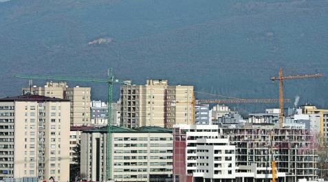 Vista de Barañáin. En primera línea, las nuevas viviendas de Echavacoiz Norte. Vista de Barañáin. En primera línea, las nuevas viviendas de Echavacoiz Norte.