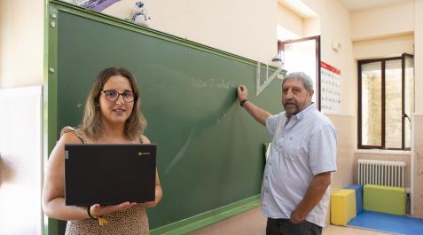 profesores Cáseda El relevo intergeneracional, también en Cáseda