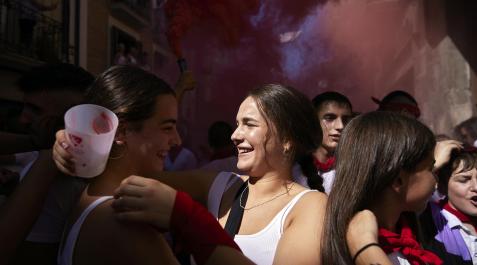 Fotos del cohete de fiestas de Sangüesa 2022 Sangüesa