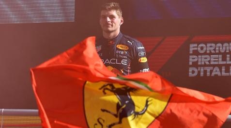Max Verstappen tras vencer en el Gran Premio de Italia Max Verstappen tras vencer en el Gran Premio de Italia