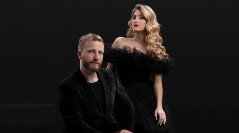 Sofía Esparza y Rinaldo Zhok, en una imagen de estudio Sofía Esparza y Rinaldo Zhok