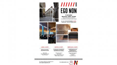Cartel de las II Jornadas 'Memoria, relato, verdad', organizadas por Ego Non Cartel de las II Jornadas 'Memoria, relato, verdad', organizadas por Ego Non