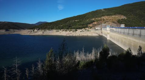 EItoiz Imagen del embalse de Itoiz del pasado fin de semana, que se encuentra al 40 por ciento de su capacidad