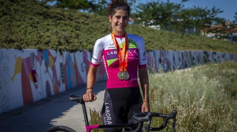 Eraso Idoia Eraso, Campeona de España sub 23 de ruta y contrarreloj.