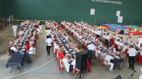Fitero Un total de 225 personas participó en la comida del Día del Mayor de las fiestas de Fitero