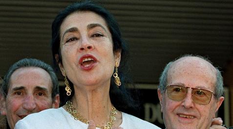 La actriz Irene Papas La actriz Irene Papas, en la presentación de 'Inquietude', en el 51 Festival de Cannes