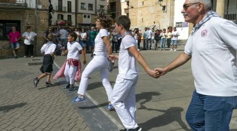 Alsasua Lanzamiento del cohete de inicio de las fiestas de Alsasua 2022