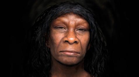 neanderthal Recreación de un neanderthal