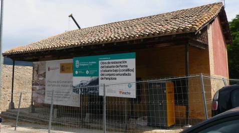 Estado actual del edificio del cuerpo de guardia del antiguo portal de la Rochapea Estado actual del edificio del cuerpo de guardia del antiguo portal de la Rochapea