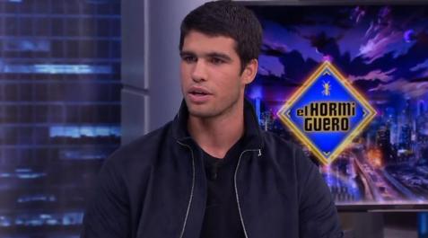 Carlos Alcaraz durante su visita a El Hormiguero Carlos Alcaraz durante su visita a El Hormiguero