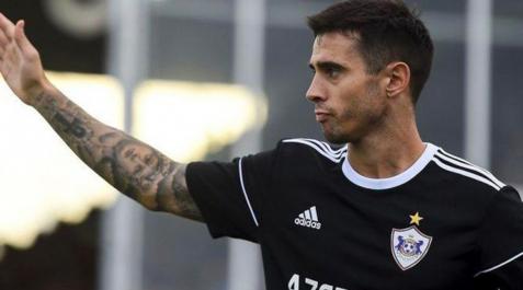 Jaime Romero durante su etapa en el Qarabag Jaime Romero durante su etapa en el Qarabag