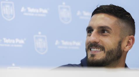 koke El jugador de la selección española de fútbol