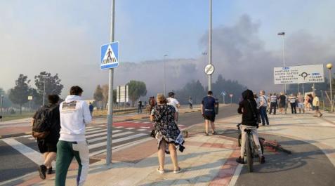incendio ¿Sabes qué incendio provocó el corte de la Ronda Norte de Pamplona?