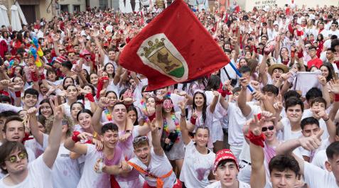 cohete de las fiestas de Corella 2022 Imagen del cohete de las fiestas de Corella 2022