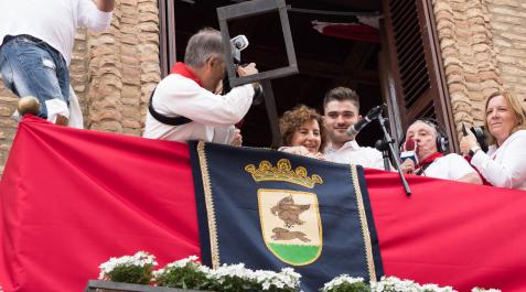cohete de las fiestas de Corella 2022 Imagen del cohete de las fiestas de Corella 2022