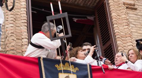cohete de las fiestas de Corella 2022 Imagen del cohete de las fiestas de Corella 2022