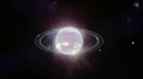 Neptuno Neptuno, registrado por el telescopio espacial James Webb