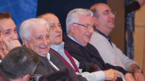 José Javier Lacunza, Victoriano Arina, Félix Ortega, Félix Cía y Miguel Guelbenzu Victoriano Arina