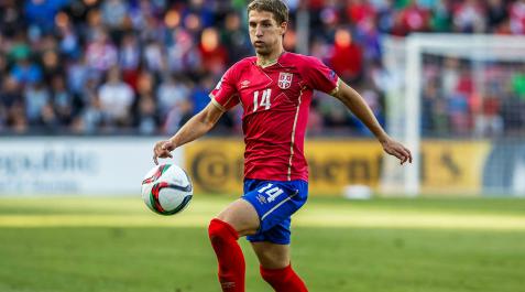 DarkoSeleccion Darko, con la camiseta de la selección serbia