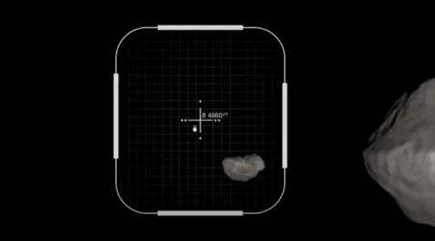 Dart Acercamiento al objetivo. La visión del asteroide desde DART segundos antes del impacto