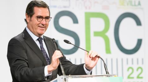 Garamendi-ceoe l presidente de la CEOE, Antonio Garamendi, durante su intervención en el congreso anual Spain Retail Congress