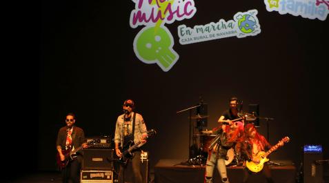 Una imagen del concierto de Minimusic, en diciembre en el Teatro Gayarre Una imagen del concierto de Minimusic, en diciembre en el Teatro Gayarre