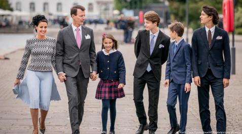 principes-dinamarca La princesa Marie, de izquierda a derecha, el príncipe Joaquín de Dinamarca, la princesa Atenea, el príncipe Félix, el príncipe Henrik y el príncipe Nikolai