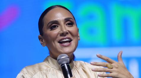 La influencer española Tamara Falcó habla durante su intervención en la XIV Congreso Mundial de las Familias, en Ciudad de México La influencer española Tamara Falcó habla durante su intervención en la XIV Congreso Mundial de las Familias, en Ciudad de México