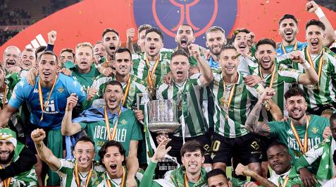 copa_del_rey_betis_valencia Los jugadores del Betis celebran el título de campeones de la Copa del Rey 2022