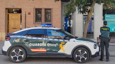 Atraco en una sucursal del BBVA en Mendavia Sucursal del BBVA de Mendavia en la que se ha producido el atraco