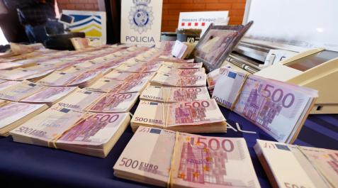 La operación Casino ha permitido desmantelar el laboratorio de billetes falsos de 500 euros más importante de Europa en la última década La operación Casino ha permitido desmantelar el laboratorio de billetes falsos de 500 euros más importante de Europa en la última década