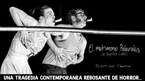 Cartel de la obra ‘El matrimonio Palavrakis’, de Angélica Lidell Cartel de la obra ‘El matrimonio Palavrakis’, de Angélica Lidell