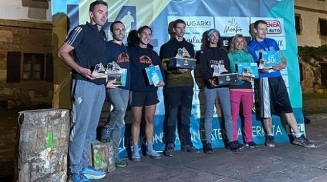 UKL1 Los vencedores en la carrera nocturna celebrada sobre 9,5 kilómetros