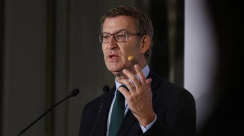 Alberto Núñez Feijóo El presidente del PP, Alberto Núñez Feijóo, participa en el foro Cita del diario El Mundo