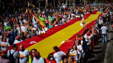 Manifestación 12 octubre Barcelona Imagen de la manifestación
KIKE RINCÓN - EUROPA PRESS
12/10/2022 Imagen de la manifestación