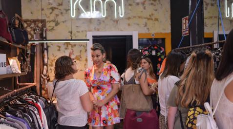 La boutique KMI, en la calle Iturrama 68, que dirige Paola Casas La boutique KMI, en la calle Iturrama 68, que dirige Paola Casas