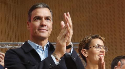 Sánchez y Chivite Pedro Sánchez y María Chivite
