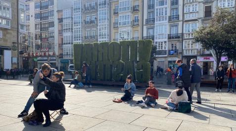 Un momento de un maratón celebrado en Vitoria Un momento de un maratón celebrado en Vitoria