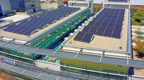 Proyecto Fotovoltaico Autoconsumo, 92,85 kWp, instalaciones de EOSOL, Mutilva Proyecto Fotovoltaico Autoconsumo, 92,85 kWp, instalaciones de EOSOL, Mutilva